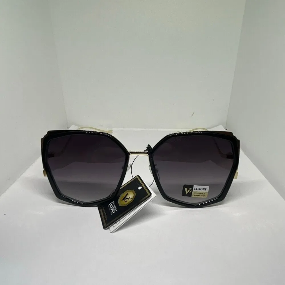 VG Luxury Geometric Oversized Fashion Sunglasses UV400 Designer Style New